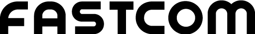 Fastcom logo - black